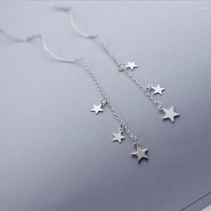 Dangle Earrings Exquisite Quality Chain Star Wave Long Tassel For Women Girl Party Jewelry Pendientes Oorbellen