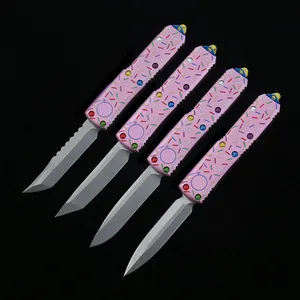 MT версия Donut 85 Knives D2 Стальное лезвие 6061-T6 авиационное алюминиевое сплавовое сплаво