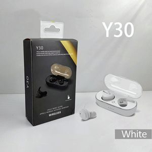 Original Y30 bluetooth earphone TWS 4 sports earphone wireless cable bluetooth earphone 5.0 touch earphone with paper box packaging