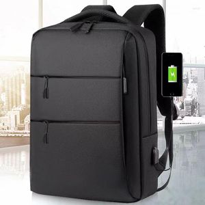 Backpack 17.3 "Computer Large Capacity Student 15.6 "16.1" Computer Bag Fashion Men Business Work BaLaptop