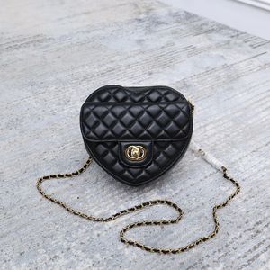 Summer 2023 CHANNEL mini Designer Bags CC heart bag Luxury Chanels Shoulder Hands Wallets Crossbody Chains Zipper Heart Shape Fashion Small and ConvenientH