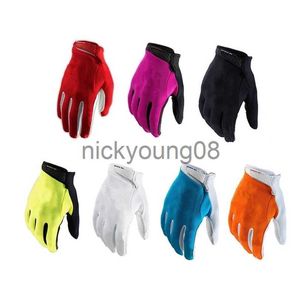 Five Fingers Gloves One Pair Cycling Gloves 3D Print MTB Bike Bicycle Sports Shockproof Full Finger Hiking Mesh 211124 x0902