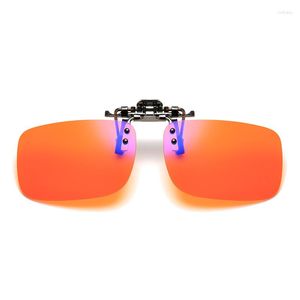 Sunglasses IENJOY Anti 93% Blue Light Ray Clip Glasses For Men On Glass Rimless Computer Eyewear Mirror Gaming Eyeglass UV400