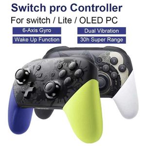 Game Controllers Joysticks New Wireless Bluetooth Gamepad för Nintend Pro Controller Limited Theme Joystick för PC och OLED Lite Game Console HKD230902