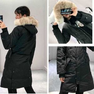 Winter down jackets hoodie real wolf fur Holder women's jacket zipper Windproof and waterproof coat warm coats women outdoor parka 23