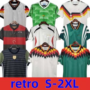 VM 1990 1992 1994 Tyskland Retro Littbarski Ballack Soccer Jersey Klinsmann Matthias Home Shirt 1996 2004 Kalkbrenner Jersey