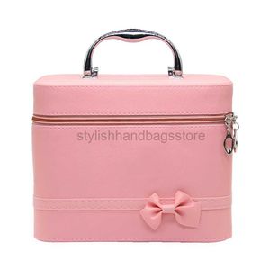 Totes högkvalitativ sminkväska damer adel krona stor kapacitet professionell makeup arrangör bärbar borstlagringslåda Th001Stylishhandbagsstore