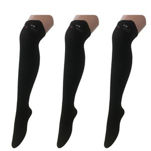Сексуальные носки, 3 пары, чулки, носки выше колена, хлопковые, с рисунком животного, кошки, медведя, милые тонкие женские подарки для девочек 230901