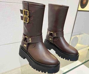 Realfine888 5A Boots Cline 5629380 Mocna środkowa wiązka rowerowa wiązka cieląt kostki pół butów dla mężczyzn z rozmiarem pudełka 39-41