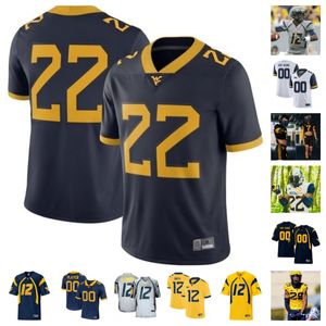 West Virginia Mountaineers Football Jersey 99 Zeiqui Lawton 10 Jarel Williams 32 Raleigh Collins III 6 Garrett Greene 60 Johnny Williams IV 54 Zach Frazier McLaurin