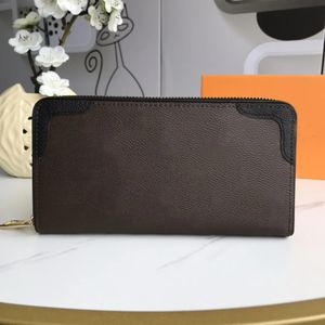 2023 TOP Fashion designer wallet luxury zipper purses womens wallets high-quality flower letters credit card holders trendy money clutch bags