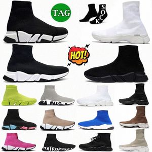 speed trainer Sock 3.0 shoes black 1.0 socks Casual 2.0 white Lace Up Classic Platform men women pink red Beige green Light Graffiti V Q4wg#