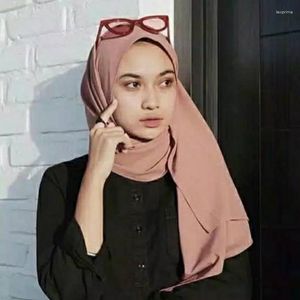 Ethnic Clothing Muslim Women Head Scarf Cotton Underscarf Stretch Hijab Turban Headwrap Cap Shawl Islam Inner Headband Bonnet