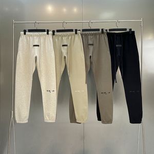 Calças de roupas masculinas suor cola letras calças de pelúcia e grossas calças casuais de pelúcia com cintura elástica design calças esportivas pode ser usado até