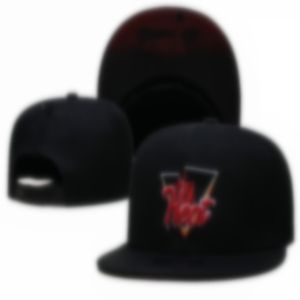 Neue Baskebtall Snapback Hats Team Black Color Cap Snapbacks Adjustable Mix Match Order All Caps Top Quality Hat Mixed Order