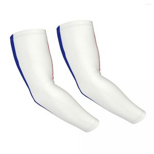 Knee Pads French Flag France Arm Sleeves Warmer Men Women UV Sun Protection Tattoo Cover Up Sports Compression Fishing