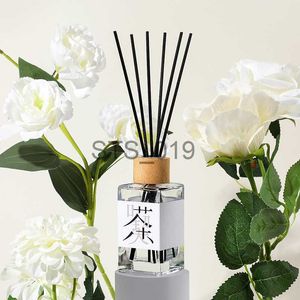 Rökelse Qingcha Difuser Essential Oil 100ml Flower Tea Aromaterapi Reed Diffuser Set varaktiga garderob Ingen branddoft för heminredning x0902