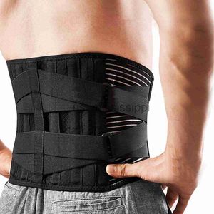 Vita pancia Shaper Doppio tirare indietro Supporto lombare Cintura Vita Corsetto ortopedico Uomo Donna Decompressione della colonna vertebrale Vita Trainer Brace Sollievo dal mal di schiena x0902