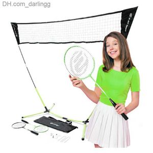 Badminton Rackets Badminton Net Outdoor Game Set - Rackets ShuttLecocks Combo Tools Obligatoriska Portable Q230901