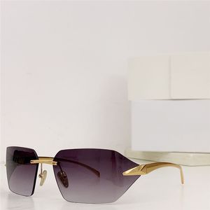 Neue, modische, quadratische, umlaufende Aktiv-Sonnenbrille A55, randloser Rahmen, Metallbügel, einfacher und beliebter Stil, Outdoor-UV400-Schutzbrille