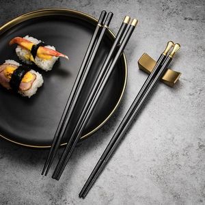 Pauzinhos para máquina de lavar louça, seguro e saudável para casa, restaurante, utensílios de mesa japoneses, ferramenta de cozinha, liga de sushi