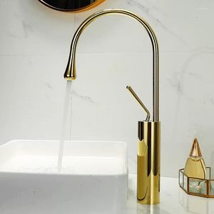 Torneiras de pia do banheiro torneira da bacia única alavanca 360 rotação bico moderno misturador de bronze para cozinha torneiras água