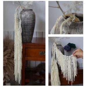 Dekoracyjne kwiaty Work Wedding Decor Suszone łza kochanka Zachowana boho łuk dekoratyna pokoju domowego