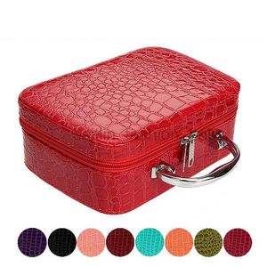 Totes Nueva caja de maquillaje de belleza para mujer Bolsa de maquillaje cosmético Organizador de viaje de alta calidad Caja de herramientas de joyería Regalo de vacaciones caitlin_fashion_bags