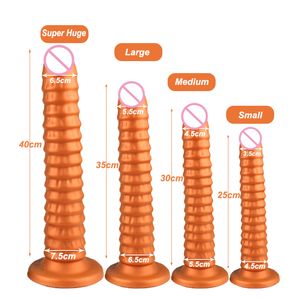 Anal Toys 40cm Super Long Plug Big Buttplug Dilatador Dildo Butt Plugs For Woman Adults Sex toy for Men Gay Sexshop 230901