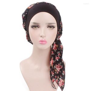 Ethnic Clothing Womens Chemo Hat Turban For Head Scarves Pre-Tied Headwear Bandana Elastic Band