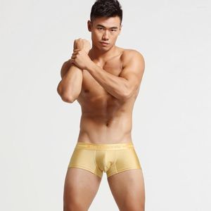 Mutande SEOBEAN Intimo boxer sexy da uomo in nylon a vita bassa