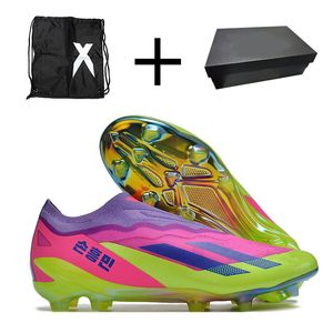 Soccer Shoes X CrazyFast.1 Laceless FG X Series Helt stickade FG Football Shoes