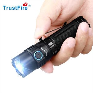 Torches Trustfire MC3 Rechargeable Lamp 2500 Lumens XHP50 LED Flashlights 21700 IPX8 with Magnetic USB Charging Powerful EDC Work Lights HKD230902