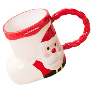 Geschirr-Sets, Weihnachts-Kaffeetasse, Büro-Wasserbehälter, Trinkbecher, Keramik, Neuheit, Weihnachtsdekoration