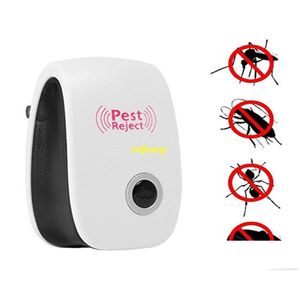 Pest Control Eu Us Plug Electronic Trasonic Anti Bug Mosquito Cockroach Mouse Killer Repeller Drop Delivery Home Garden Household Sund Dhyc5