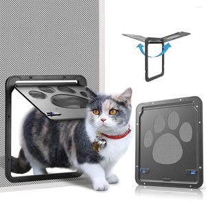 Kedi Taşıyıcılar Pet Kapı Güvenli Köpek Kapak Kapısı Kilitlenebilir Ev Serbest Moda Girin Pretty Bahçe Kolay Montaj Consitment