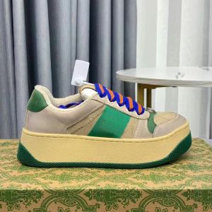 Роскошные бренды Screener Casual Shoes Fashion Trace-Up платформы кроссовки печатные мужские и женские повседневные кроссовки на открытом воздухе B22-бега