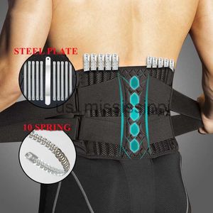 Vita pancia Shaper medico tutore per la schiena cintura allenatore cintura supporto per colonna vertebrale uomo donna traspirante corsetto lombare ortopedico Faja lombare Hombre cinture da palestra x0902