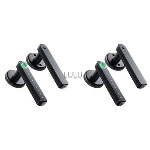 Door Locks 2X Fingerprint Smart Door Lock Door Knob With Keypad Keyless Entry Door Lock With Handle For Home Hotel Office Apartment HKD230902