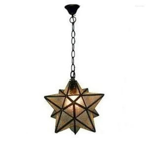 Pendelleuchten Rabatt Industrielle Vintage Glas Pentagramm Stern Leuchten Für Küche Bar