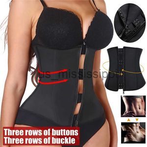 Cintura barriga shaper novas mulheres látex cintura treinador corpo shaper espartilhos com zíper cincher espartilho top cinto de emagrecimento preto shapewear plus size x0902