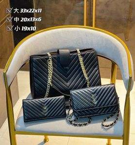 Borsa da donna di design set borse a tracolla borsa a tracolla con lettere dorate borsa da donna in vera pelle di moda ordina uno prendi tre di alta qualità