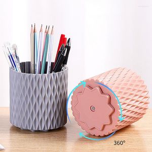 Storage Bottles 360 Makeup Brush Holder Pencil For Office Supplies Swivel Pen Organizer Desk 360-Degree Rotating Multi-Functional