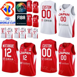 Printed Japan 2023 World Cup Basketball 45 Kai TOEWS Jersey 17 Yutaroh SUDA 6 Makoto HIEJIMA 2 Yuki TOGASHI 91 Hirotaka YOSHII 71 Soichiro INOUE 24 Joshua HAWKINSON