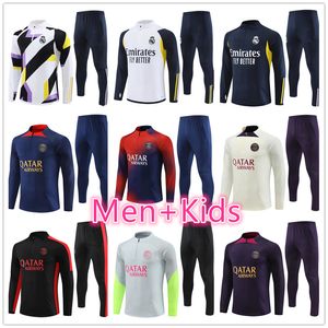 PsgSS tracksuit futbol football training soccer jersey suits kit kids kits adult boys 2023 24 25 jacket set sets jerseys Sportswear