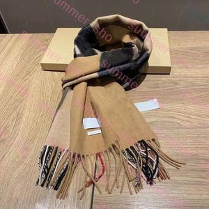 2023 Classic Plaid Luxury Designer Scarf For Women Men 100% Cashmere Tassel Designers Scarves Scarfs Shawl Sciarpa Winter Womens and Mens 180x30CM Christmas Gift