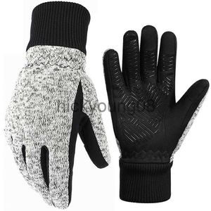 Five Fingers Gloves Winter Gloves 20 Thinsulate Thermal Cold Weather Warm Running Touchscreen Bike for Men Women 220812 x0902