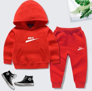 New Baby Boys Casual Set Children Clothing Autumn Brand Cotton Hoodies Tracksuit Suit For Boy Sport Suits Casual Print Girl Clothes