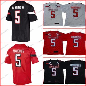 Mahomes College Football Jersey Patrick Mahomes II Jeresey Texas Tech Football Jerseys Red White Men Size S-3XL All Sitched