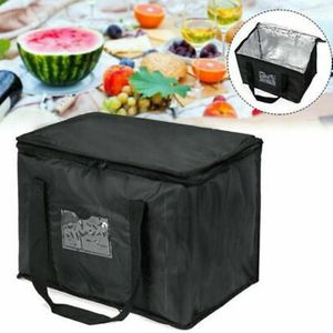 Sacos de armazenamento 1 Pcs Pizza Bag Refeição Entrega 16L / 28L / 50L Dobrável Substituição Takeaway Térmico Quente Frio Impermeável Ferramenta de Isolamento